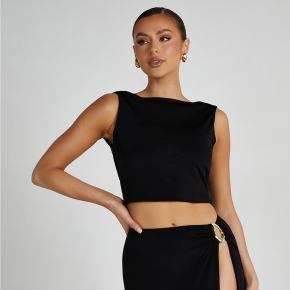 NWT | MESHKI | SLINKY BACK TOP - Picture 1 of 10